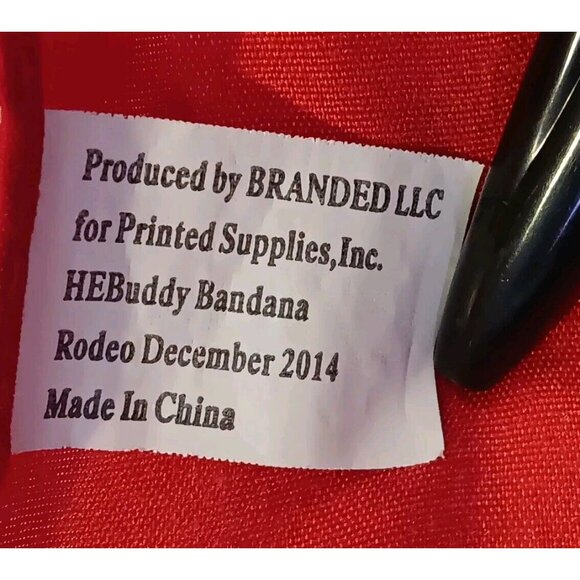 HEB Buddy Kids Bandana Howdy Little Partners 20’ x 20' - Picture 2 of 7